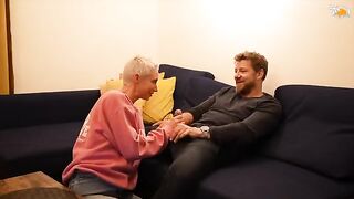 Sex in the apartment with a view - wild Polish couple