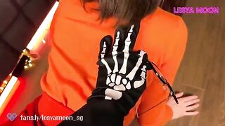 White Mask fucked Velma in nerdy costume on Halloween