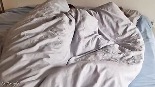 A husband fingered and fucked his sleeping wife to wake her up