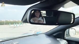 A hot girl has sex with taxi driver and pays him with her thong