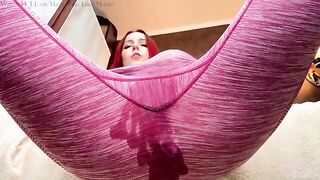 Fit girl Lina Moore squirts and fucks her ass with passion