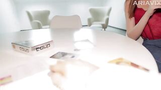 A hot game with a board turns into sex with a stepbrother