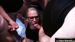 Amateur Lara Cumkitten gets her pussy filled with sticky sperm