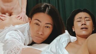 Hot stepmom asks to help her relax and unwind