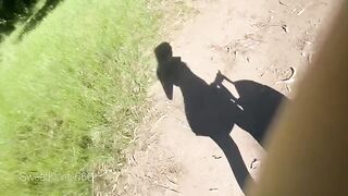 I get fucked in the middle of the forest -