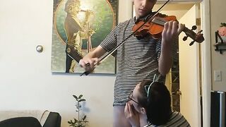 Couple’s passionate violin practice turns into intense action