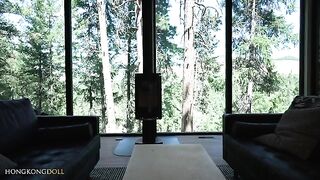 A sexy teaser who lives deep in the forest, alone