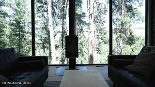 A sexy teaser who lives deep in the forest, alone