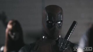 Deadpool, Yelena, and Taskmaster fuck the hell out of Black Widow in a parody