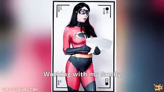 The girl in the role of Violet Parr from The Incredibles fucks at casting