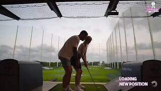 A date at the golf course ends up as a passionate sex session