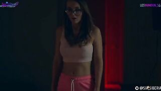 Sexy costumes, scary story and Halloween theme with Sia Siberia in gonzo style