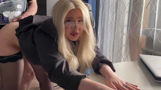 A misunderstanding with the tutor was resolved with a passionate encounter