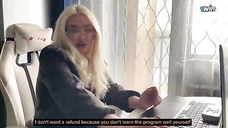 A misunderstanding with the tutor was resolved with a passionate encounter