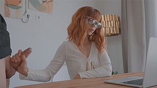 A cute girl fucked by a guy with a big cock on Zoom