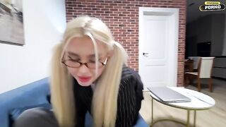 Guy fucked a cute student girl in POV style