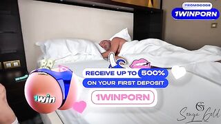 A stepfather fucks his stepdaughter, thinking she is his wife