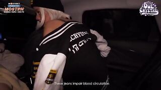 A spontaneous sex encounter in the car due to a missed fireworks display
