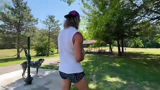 Bicycling on a summer day in Michigan and getting fucked hard by a muscular guy