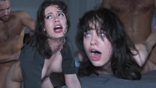 First rough fuck makes the submissive babe cum buckets of squirt
