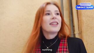A busty chick gets fucked in the vestibule and at a YouTuber’s place