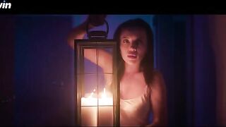 A cute woman was fucked by a man in a roleplay scenario on Halloween