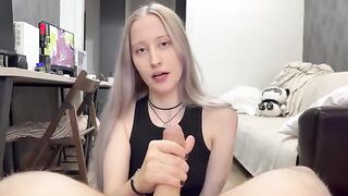 A cute elf with silver hair gets a lot of cum in her pussy