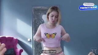 Father fucks stepdaughter for wasting money on blowjob classes