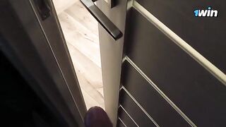 I spied on my stepsister, she saw me and sucked my dick