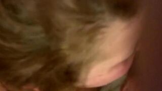A man penetrated the egg with his cock while the blonde was distracted