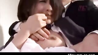 Asian guy forced his sister to sex by using rough methods