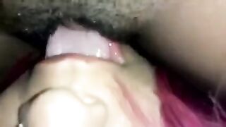 A cute Latin model had to lick her friend’s hairy pussy on camera