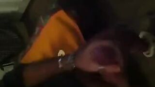 A guy was jerking in front of the mirror, it was great