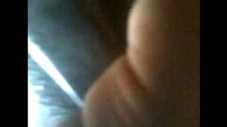 The guy pressed ass of girl on the bus and jerked off