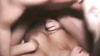 A girl with big tits is fucking with an amateur guy