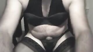 While jerking off, the second hand penetrates the ass - a wild twist!