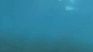 Two aqua-analists fucked at the bottom of the sea