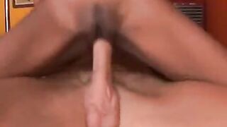 Skinny black teen gets her pussy stuffed with BBC