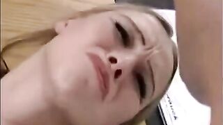 Girl was fucked by a hand and member at the same time