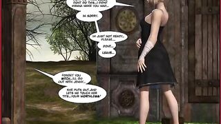 Beautiful lesbians fucking in a comic book