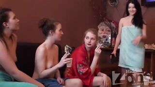 A spy camera has been installed in a Russian hostel, and you can see