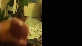 Finger the pussy while removing clothes on mobile