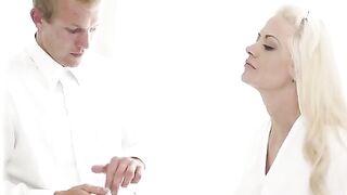 The newlyweds did not waste time and had sex immediately after the wedding