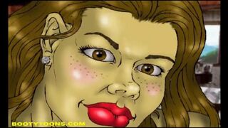 Black comic porn with all kinds of different fuck scenes