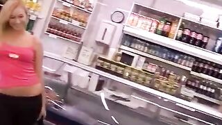 The cashier did not expect to have sex with a gorgeous thief