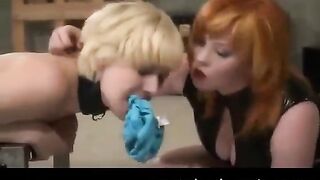 Lesbian Porn with BDSM Twist, featuring Bondage and Domination