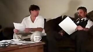 A real incest - his brother made a cumshot right in the vagina