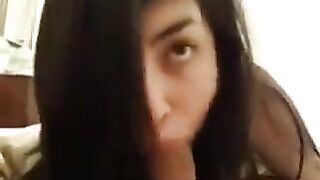 A lesson in giving a blowjob, shot in POV with a guy’s perspective