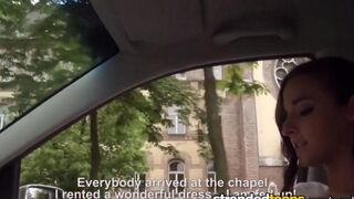A newly married woman has sex with a taxi driver in the car