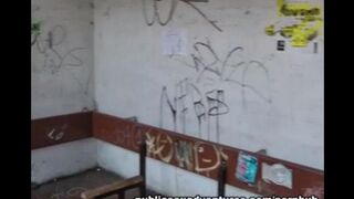 Babe was picked up at the bus stop and fucked hard